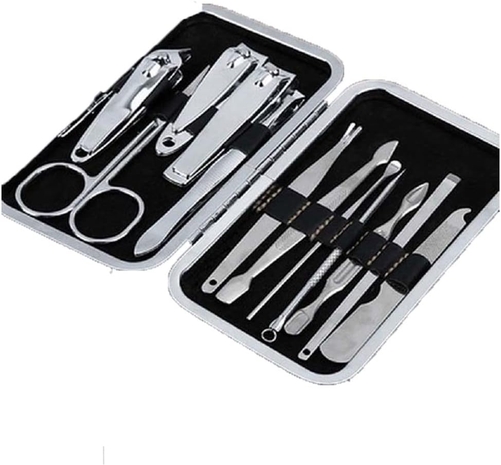Ingrown Toenail Stainless Steel Nail Care Tool Sets Manicure Set and Kit Pedicure Scissor Tweezer Knife Ear Pick Utility Nail Clipper Kit