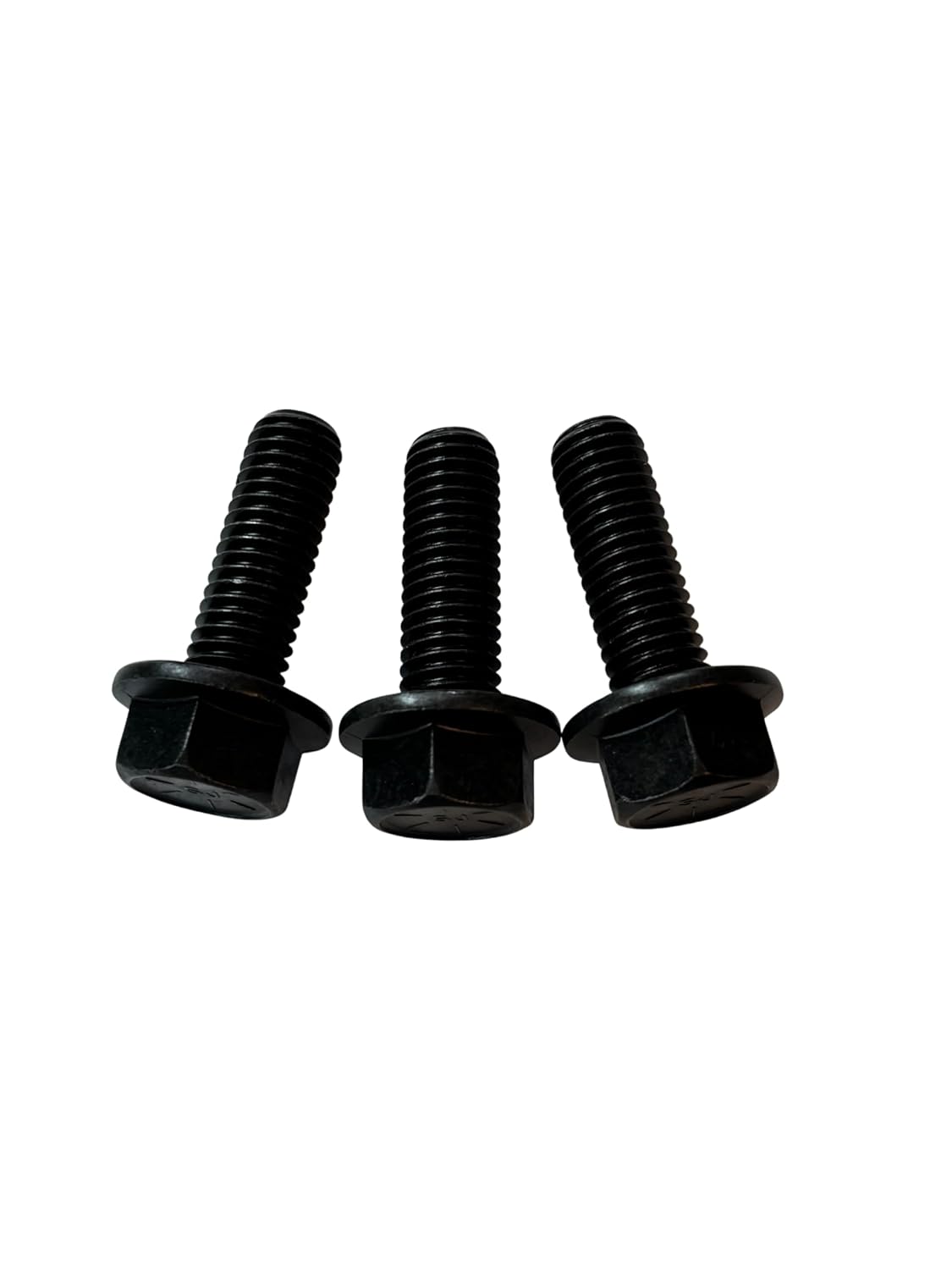 (25 Pieces) 1/2-13x1 1/2" Grade 8 Hex Flange Bolts Screws UNC Coarse Full Threads Zinc Phosphate & Oil