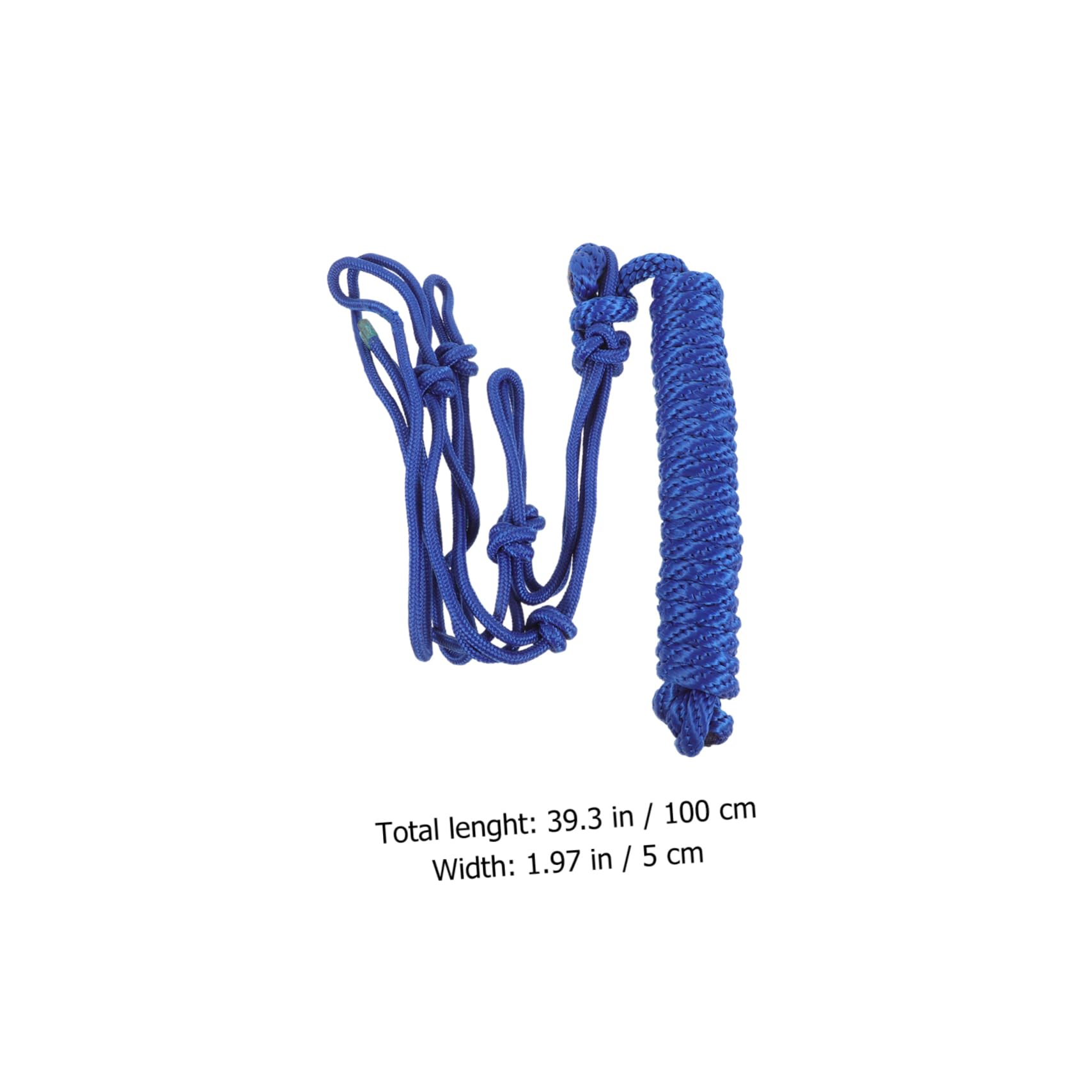 Praktisches Pferdehalfter aus Polyester mit Kinnkette Komfortables Seilhalfter für Pferdetraining und Outdoor Horsemanship Shows