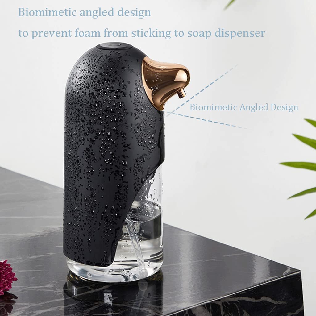 ABS-Seifenspender 2-Gang-Einstellbarer automatischer schäumender Desinfektionsspender Handfreie Seifenpumpe 500 ml / 16,9 oz für Küchenspüle