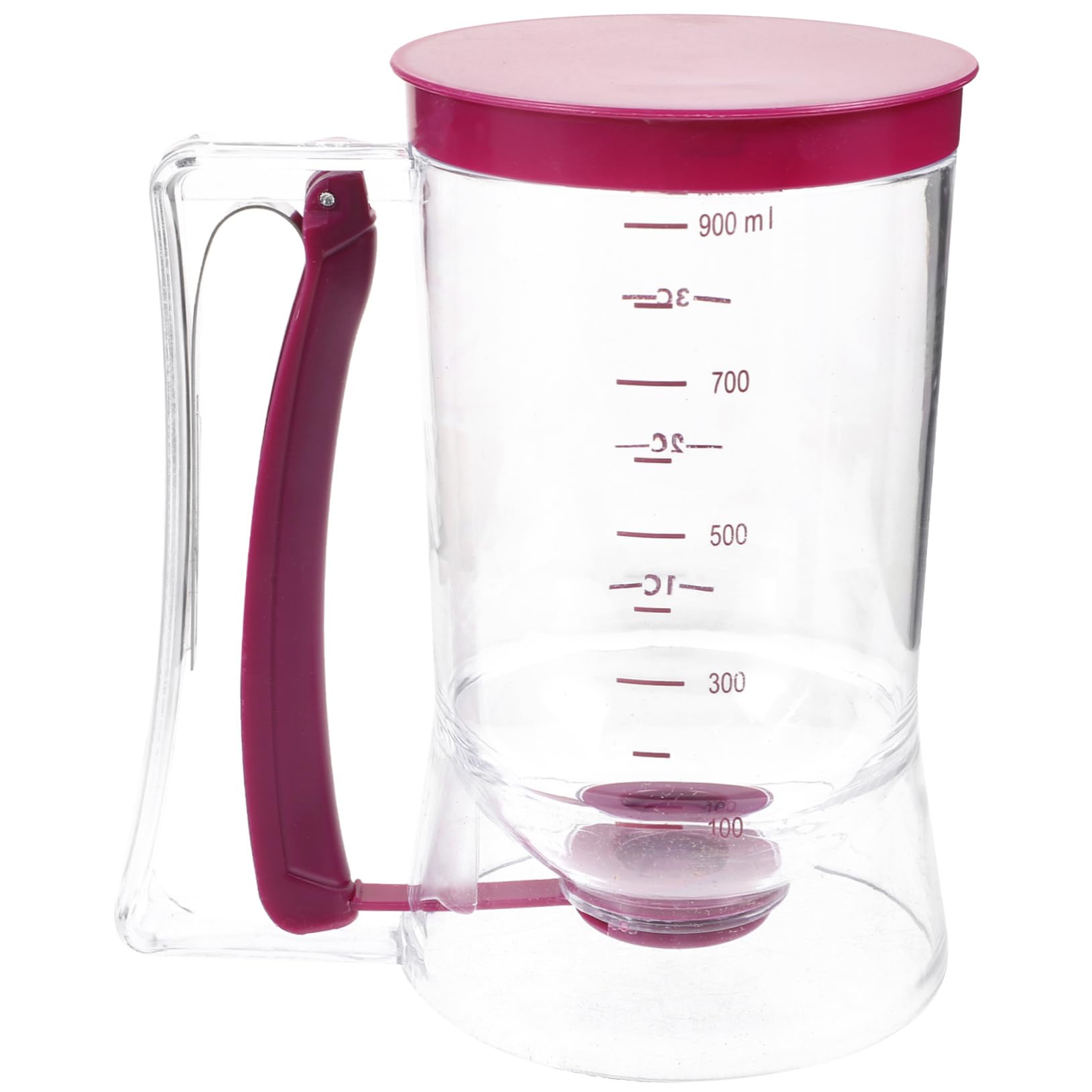 HAKIDZEL Pancake Batter Dispenser with Redesigned Pulley Handle for Cupcakes Waffles Muffins Crepes and Cakes Safe Leak Baking Tool for Easy Mixing and Measuring