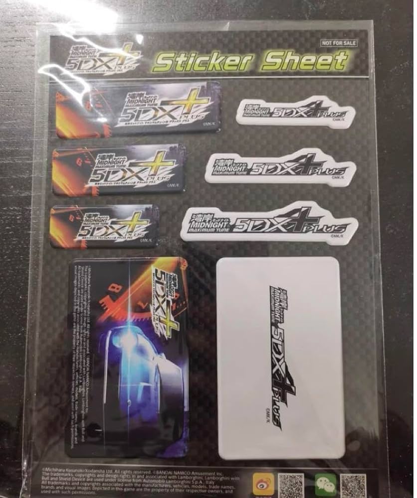 Amazon.co.jp: 湾岸ミッドナイト 5dx+ ステッカー 夜光 蓄光