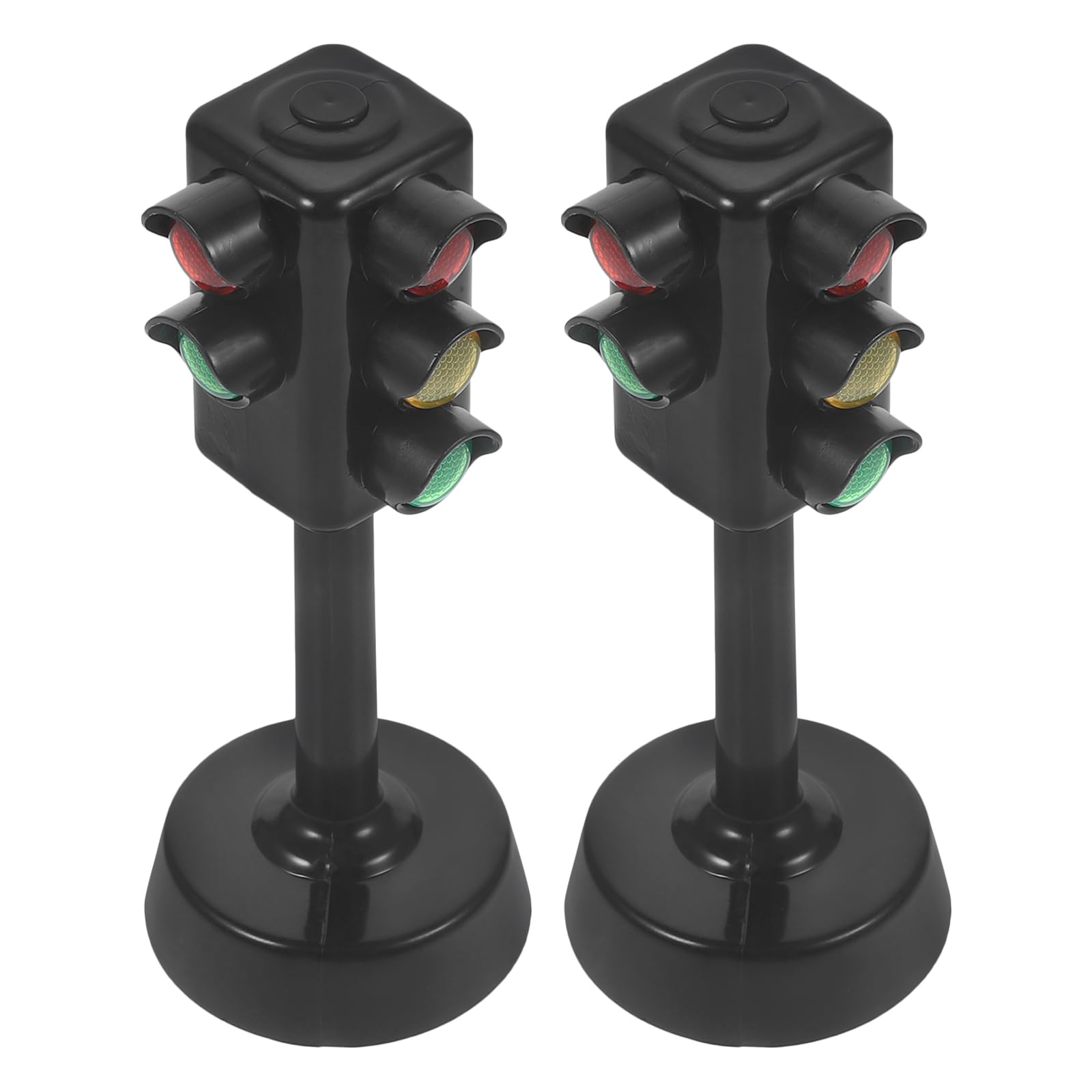 2 Pcs Feu de Jouet Drôle Portable de Signalisation Jouets Modèle de Trafic Jouets Éducation Précoce Jouet pour Chambres d'enfants Soirées à Thème