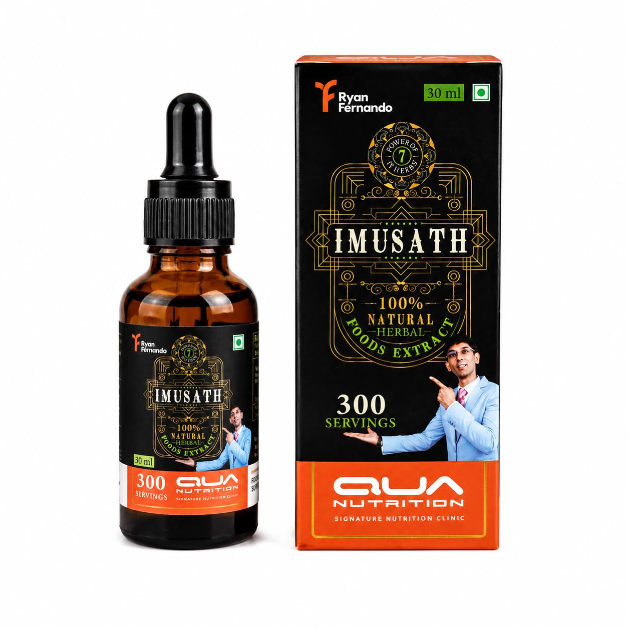 1Chaze QUA Nutrition IMUSATH Organic Tulsi Drops 30ml | Immunity Booster with Turmeric & Ginger | Ayurvedic Herbal Drops for Cold, Cough & Seasonal Allergy Support | Tulsi Liquid Extract-image-48