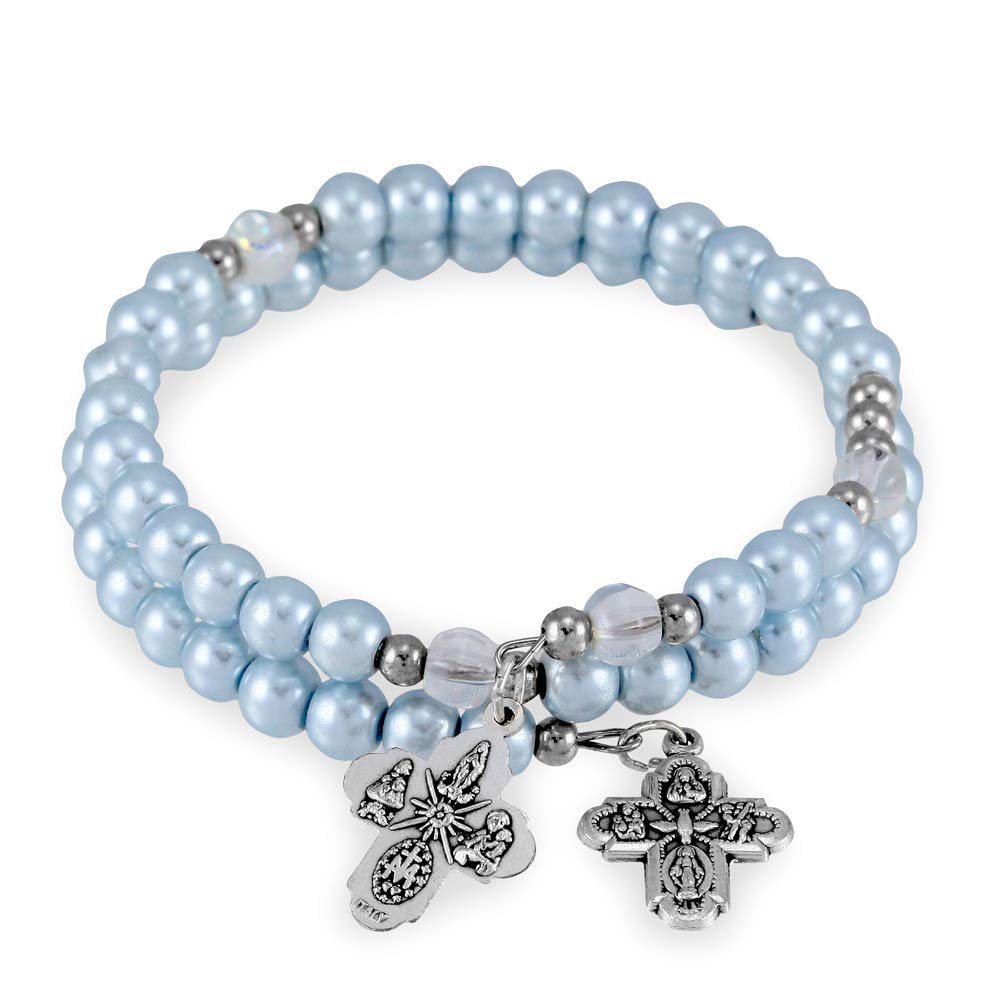 RosaryMartWrap Around Rosary Bracelet Four Way Cross