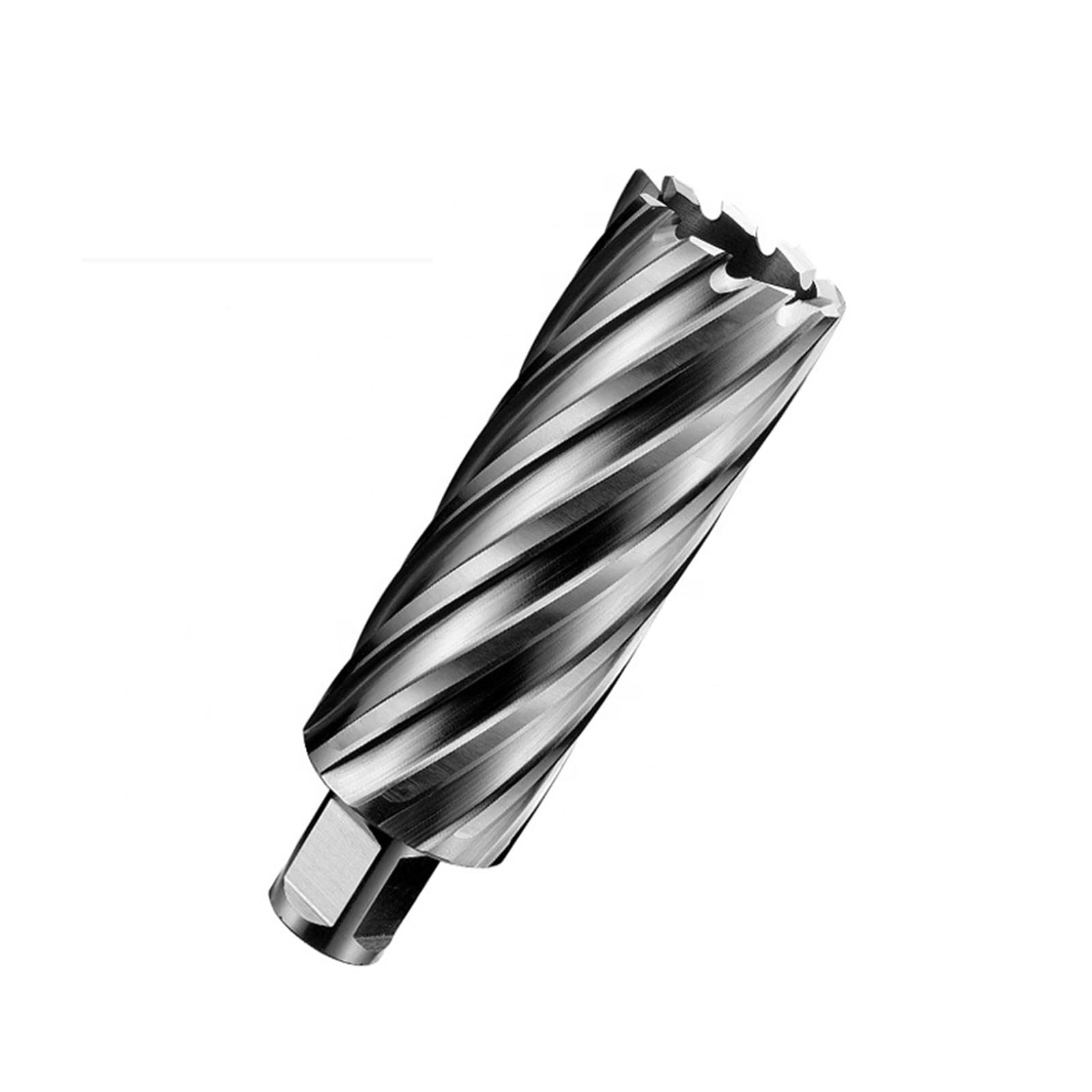 Cortador anular HSS Broca de núcleo de 3 ", cortador anular de sierra perforadora de metal de 22 * ​​75 mm con diámetro de vástago de 3/4" (19,05 mm) 18-60 mm × 75 mm(47x75mm)