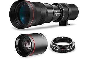 High-Power Telephoto Zoom Lens for Canon T3i (420-1600mm)