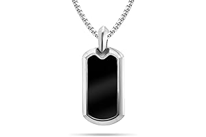 Stunning Onyx Pendant: The Epitome of Masculinity