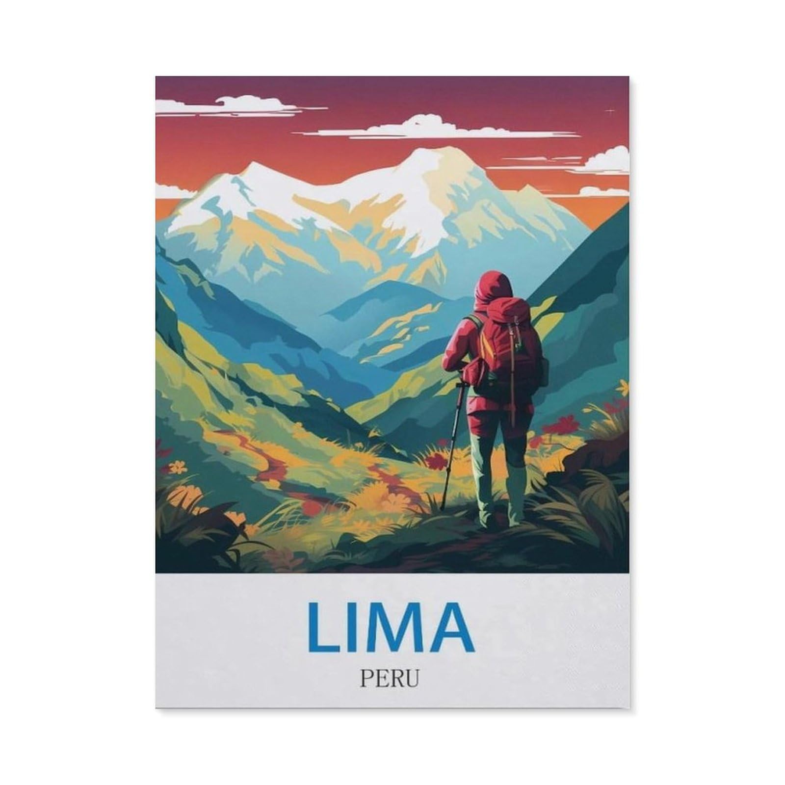 BEAYODKP 5D Diamond Painting，Lima Peru（40x50cm）