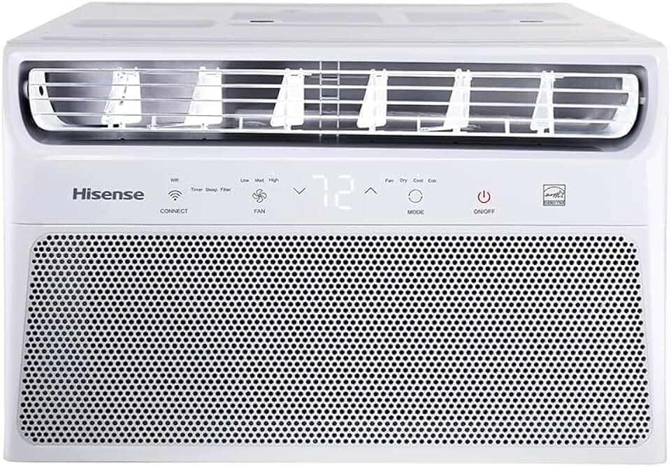 Ar Condicionado Janela Eletrônico Hisense com Wi-Fi 8.500 BTUs Frio R-32 AW-08CW2RVGU00 – 220V