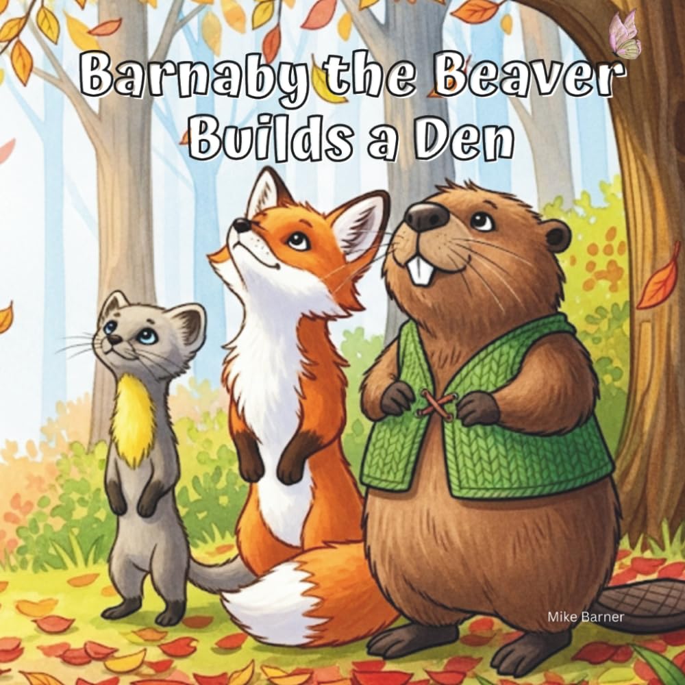 Barnaby the Beaver Builds a Den: A Sweet Rhyming Story About Celebrating Neurodiversity and Different Ways of Thinking (kids book)