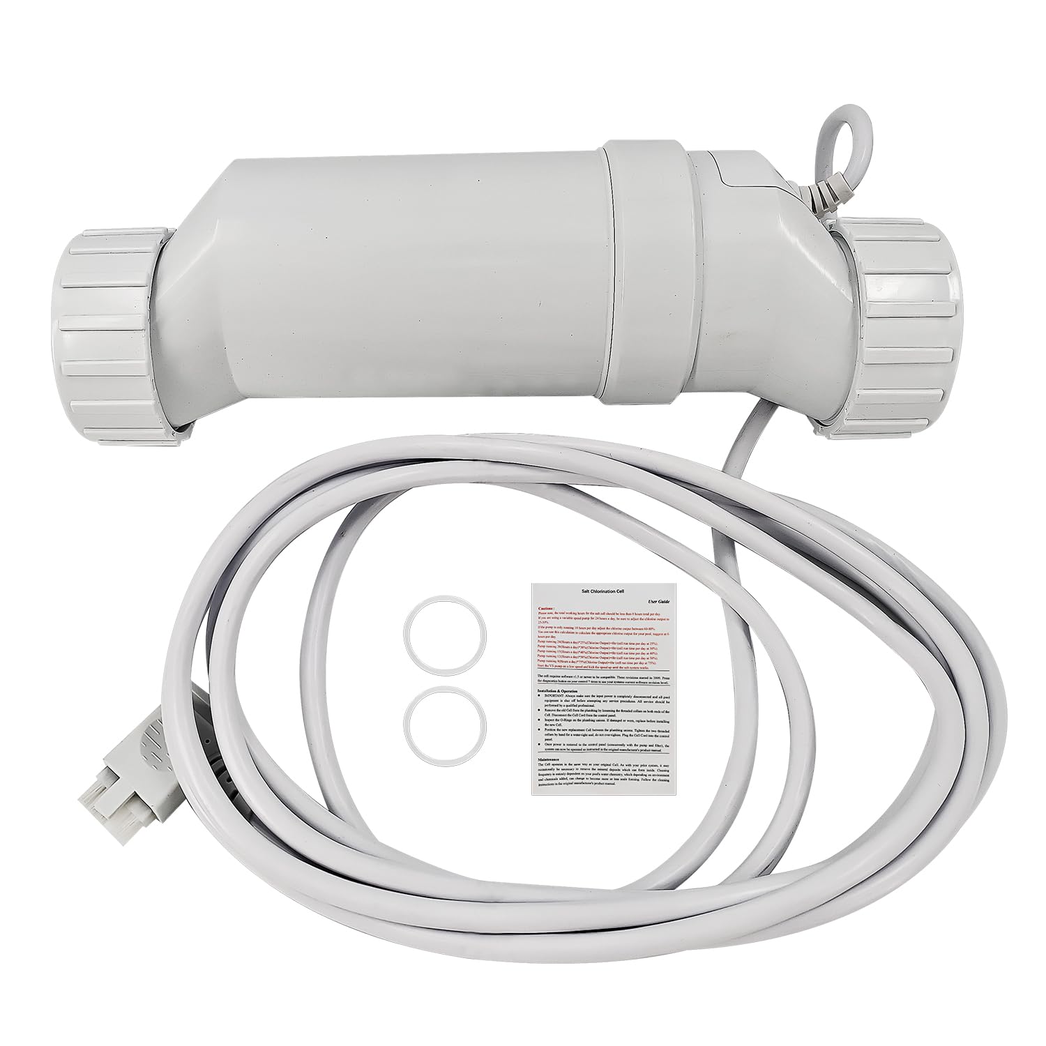 T-CE-LL-15-SWP Replacement for Hayward Salt Chlori-ne Generator for In-Ground Swimming Pools up to 40,000 Gallons Replace for W3T-C-E-LL-15 T-15 Salt Ce-ll Replacement