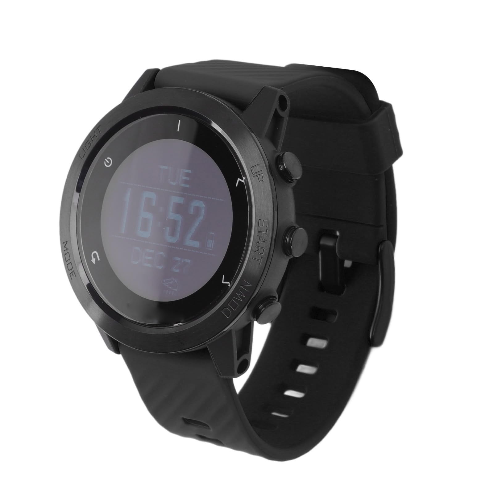 Reloj de Buceo Inteligente, Reloj Deportivo Multifunción de Montañismo con Frecuencia Cardíaca, Resistente Al Agua para Correr, Ciclismo, Montañismo