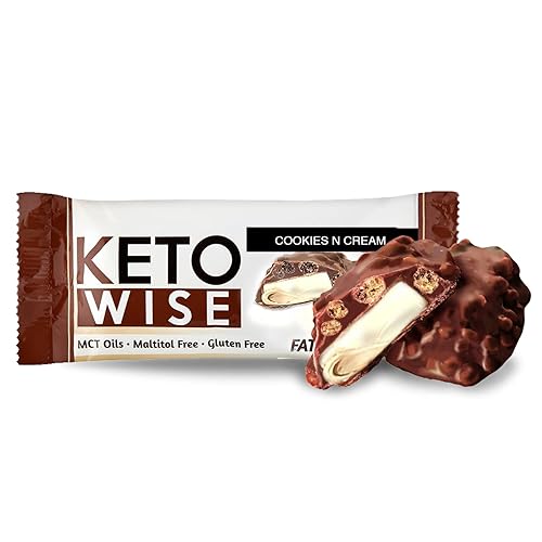 Miniatura 2 de Keto Wise Bombas de grasa - Hecho con chocolate que contiene aceite MCT, bajo en grasa, bajo en carbohidratos y apto para dieta cetogénica, 0.28oz
