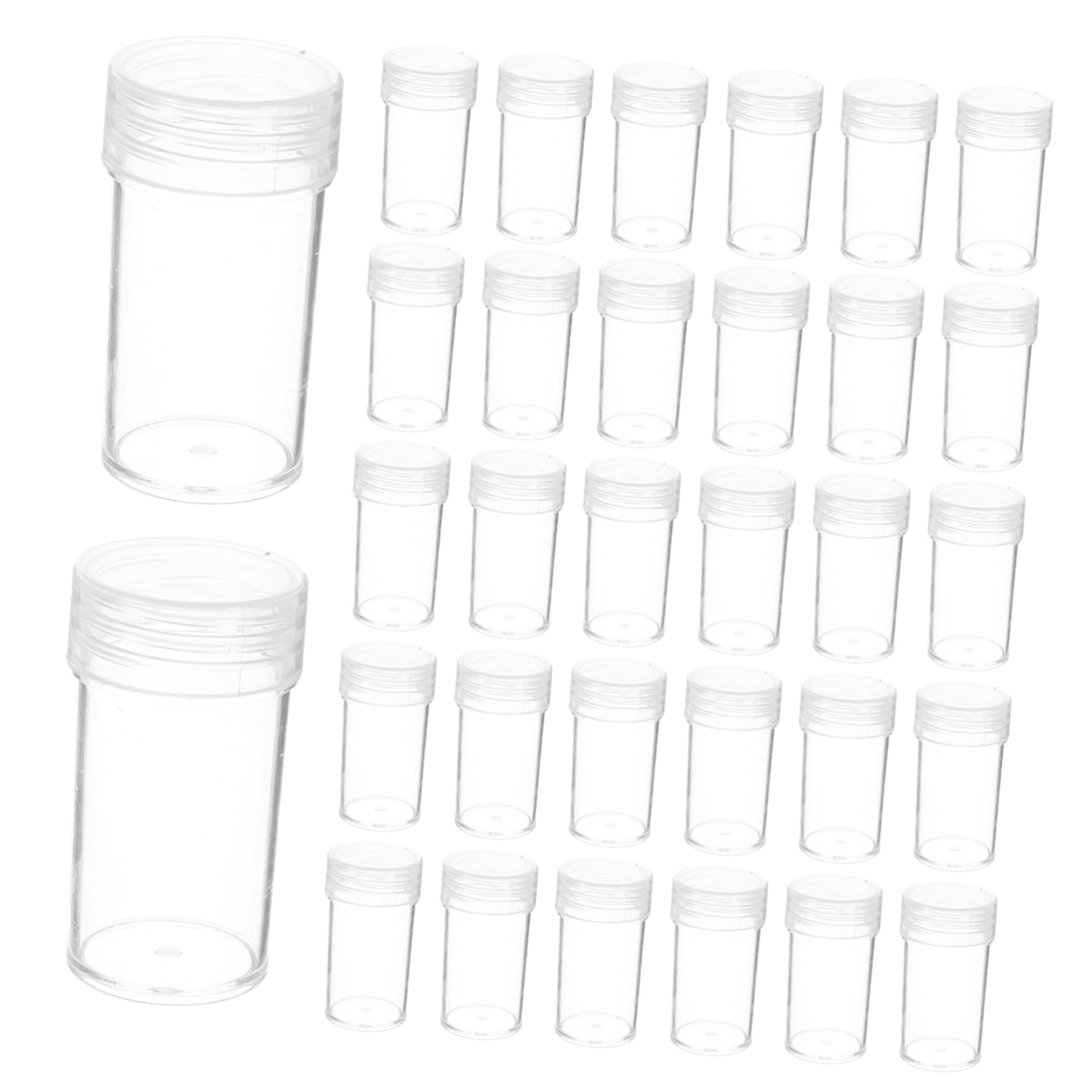 Boîte de rangement 60 perles transparent anti-poussière pour loisirs créatifs