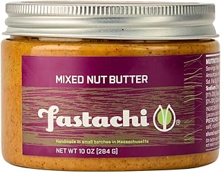 Fastachi Mixed Nut Butter Roasted (10oz) | 7-Nut Blend | Hand Roasted | ...