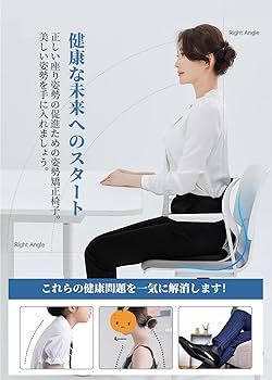 Amazon.co.jp: 姿勢矯正 椅子 Giekis【2024最新昇級 腰痛 骨盤
