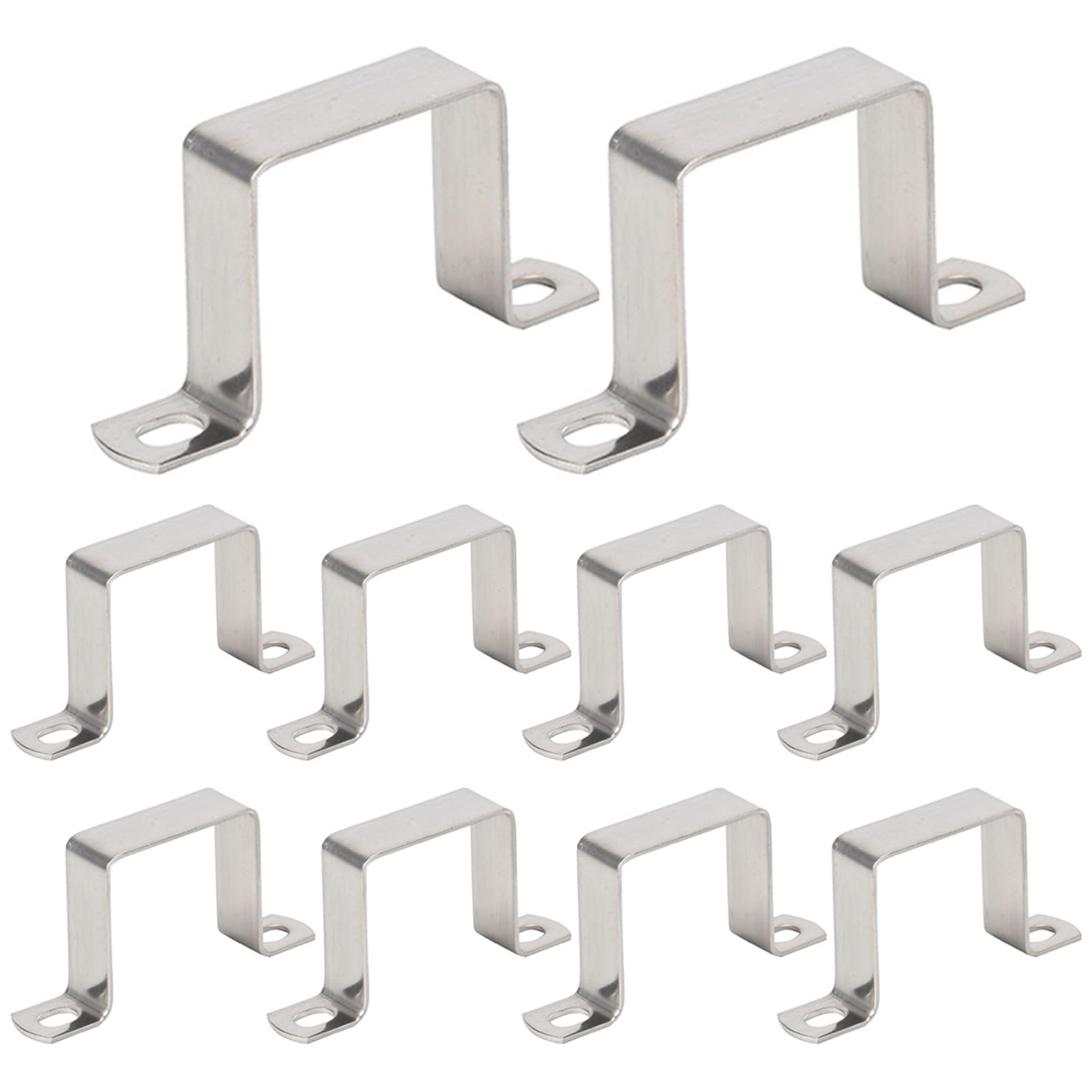 Supports de poteaux de clôture en acier inoxydable avec clips panneau de montage
