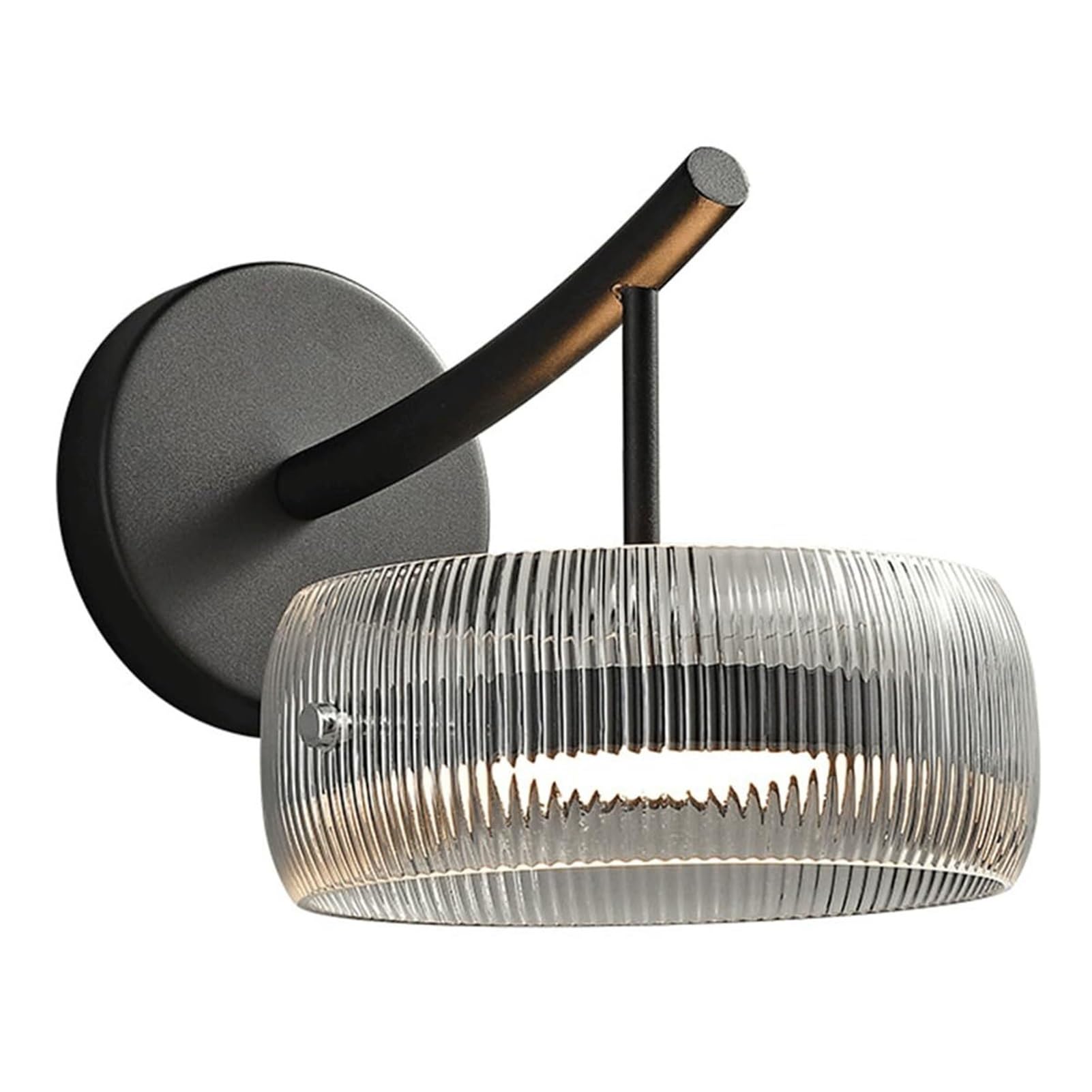 KBUUKYYXouy Indoor Art Wall Light Lamp Sconce Fixture Hardwired Iron Art with Glass Shade Creative Dimmable Nordic Style for Bedside Porch Cafe Bathroom Staircase