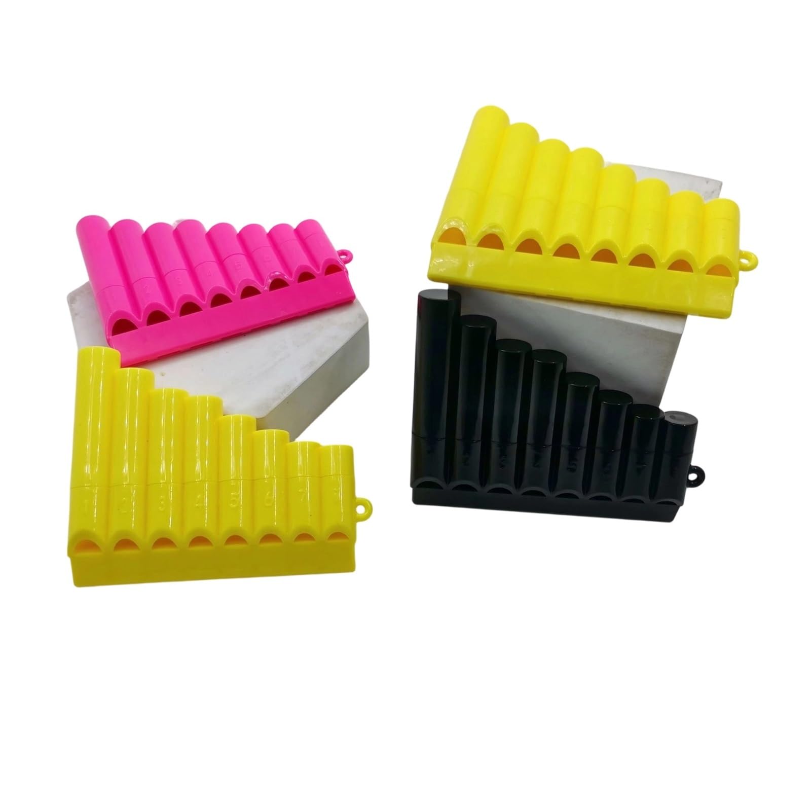 Flauto Di Pan Per Principianti Flauti Di Pan In Plastica Per Esercitazioni Musicali Educazione Precoce E Mini Didattici(Yellow)