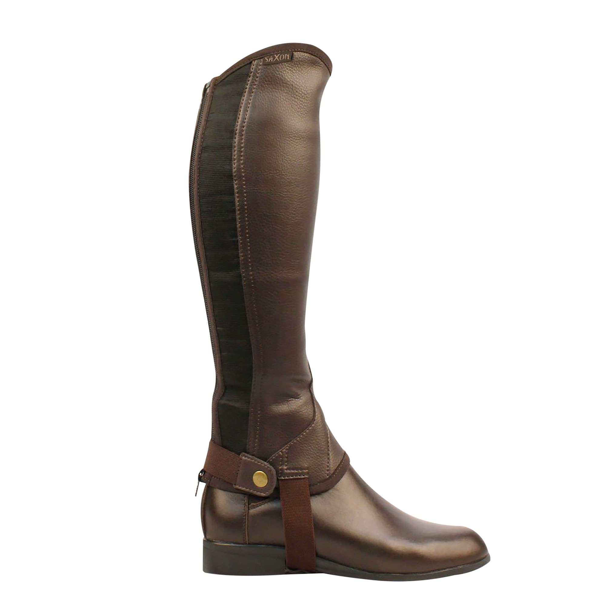 Saxon Kinder Equileather Halb Chaps (S) (Braun)