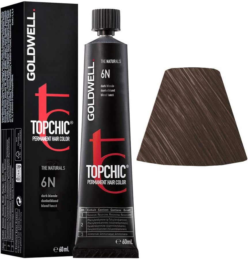 Topchic Permanent Hair Color New 6N 60 ml