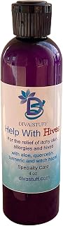Diva Stuff Help with Hives, for The Relief and Prevention of Rashes, Hives, Itchy Skin, Red Itchy Bumps and More. All Natural Ingredients, 4 oz