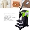 Card Press Machine, Printing Press for Printmaking, Manual Heat Press Machine, Upper and Lower Aluminum Heating Plates, Silicone Pad Evenly Bears Force,Red