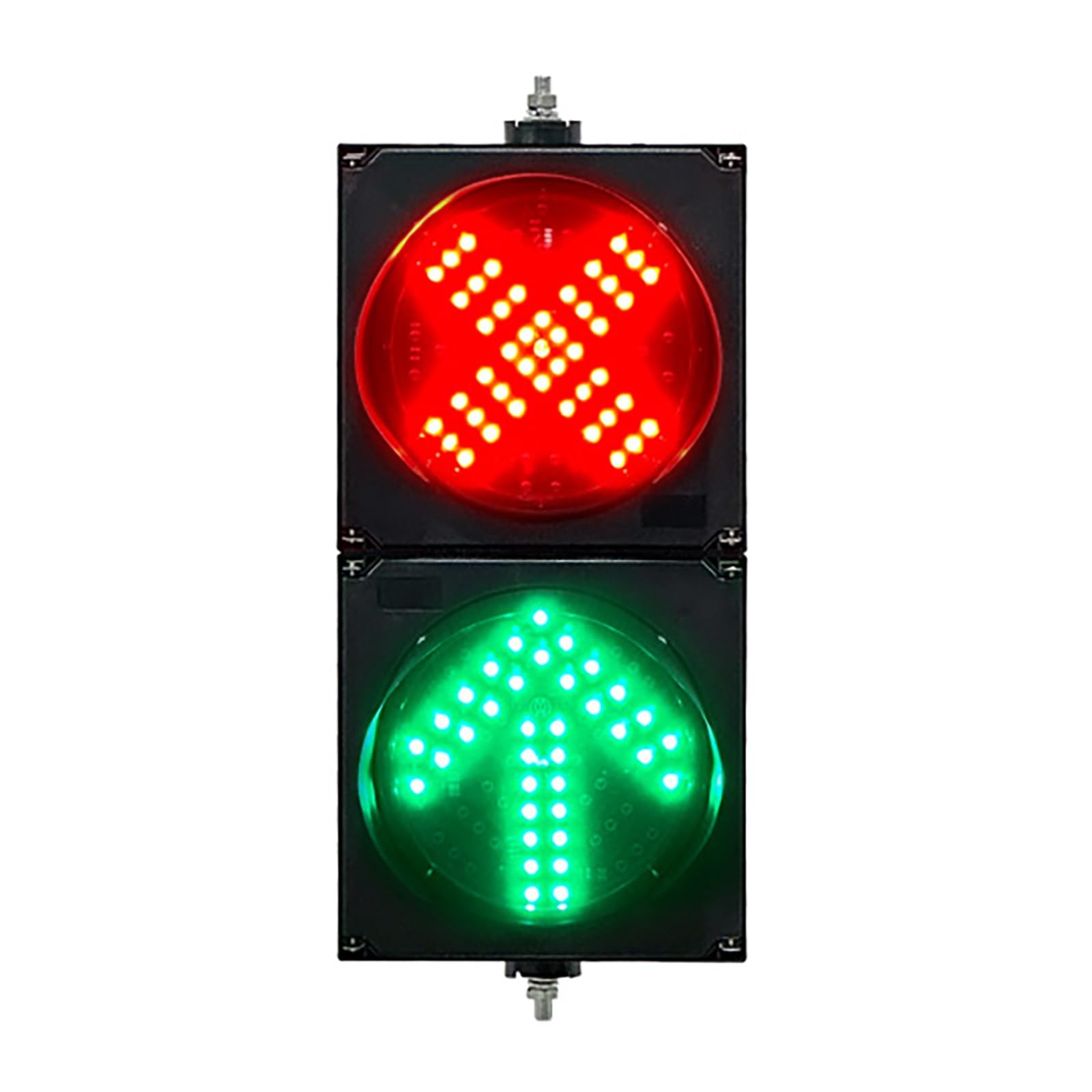 Feu de circulation à LED industriel IP53 avec boîtier PC robuste 740x400mm