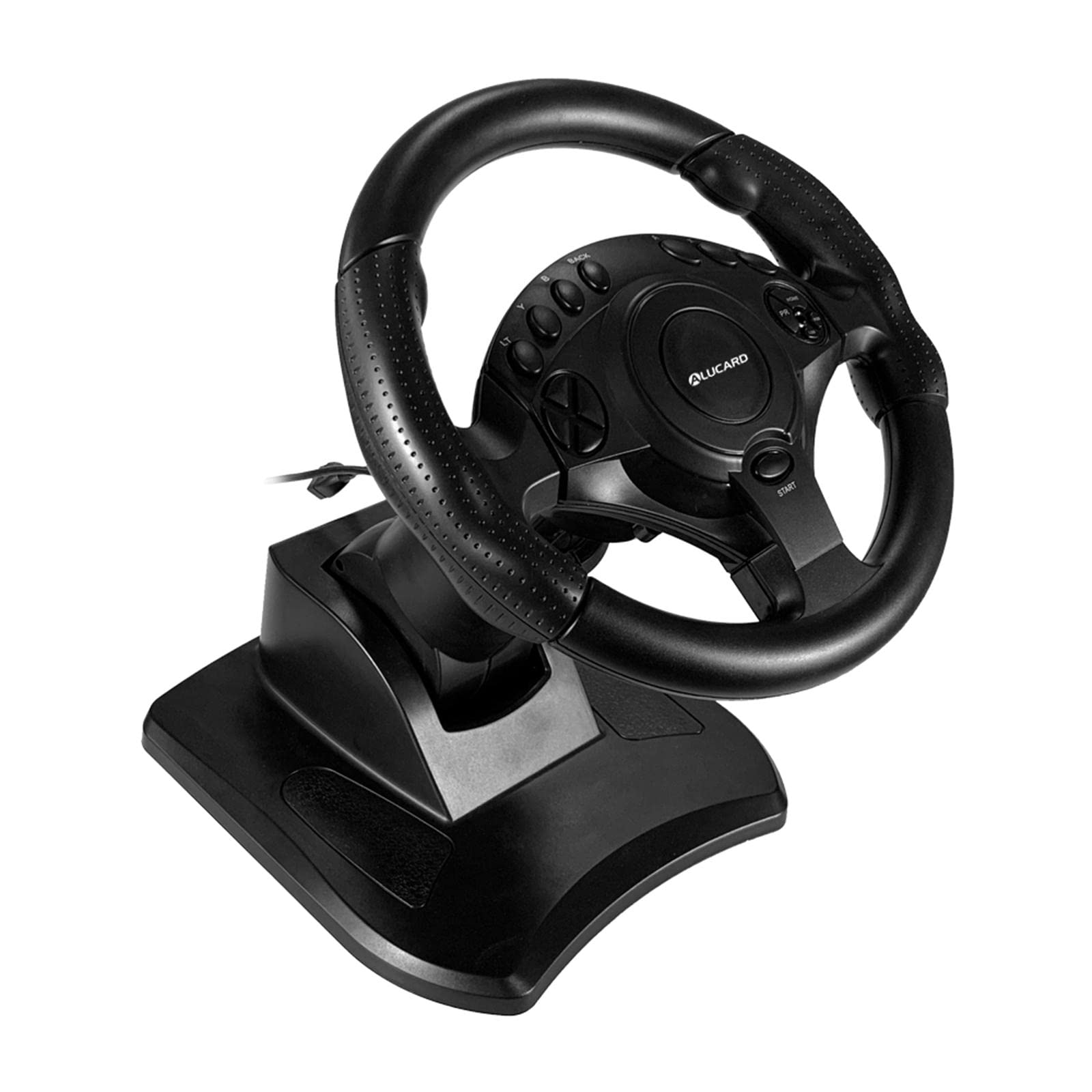 Pedale per Volante da Gioco con Vibrazione USB per Auto da Corsa / PS3 PC Nero