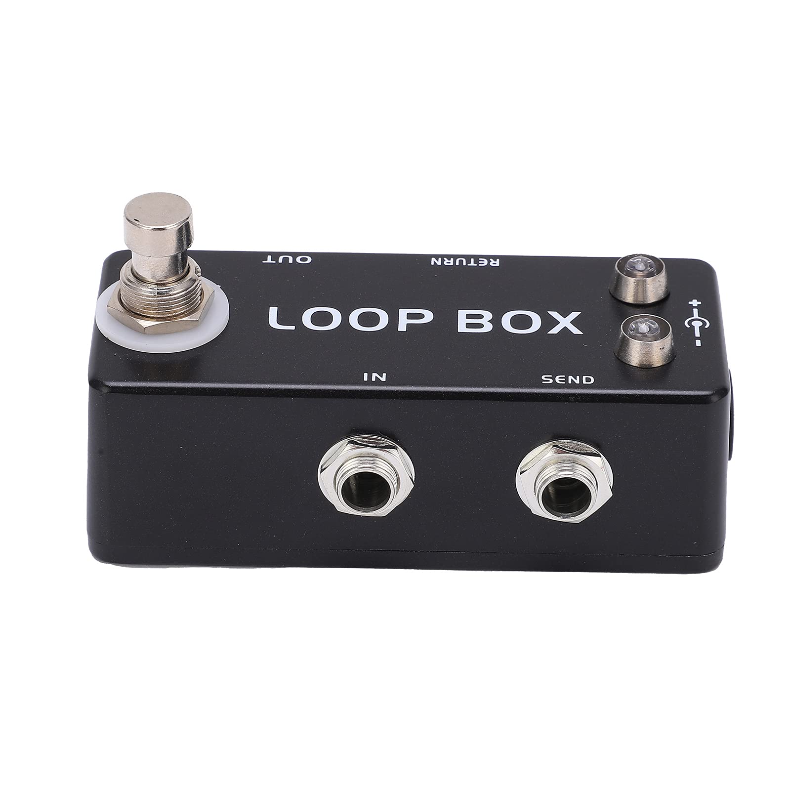 Effetto Loop per Chitarra Effetto Loop per Chitarra Elettrica Pedale Nero True Bypass Selezione Canale per Basso Elettrico