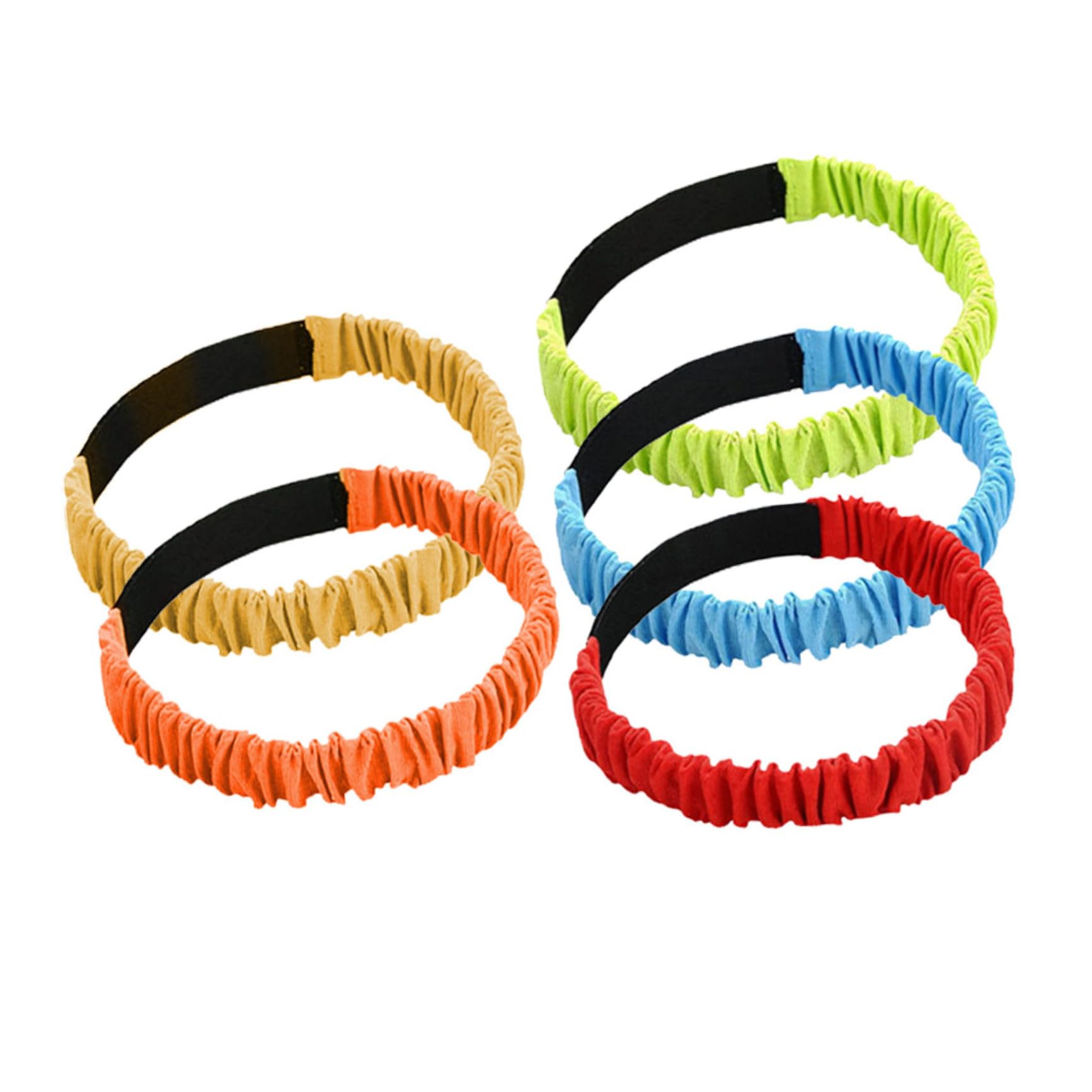 HANABASS Bandas Elásticas De para De Piernas De Coloridas Rojo Azul Verde Naranja para Eventos Deportivos Interacción Familiar Y Fiestas