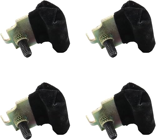 Miniatura 4 de Kit de cojín antirruido para puerta de vidrio compatible con Chevy Corvette C3 C4 1969-1982  Juego de 4 piezas para ventana lateral