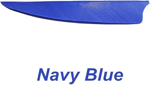 Miniatura 34 de Arrows - Plumas reales de 3 pulgadas con corte de escudo para cañas de tiro de caza DIY (paquete de 36)