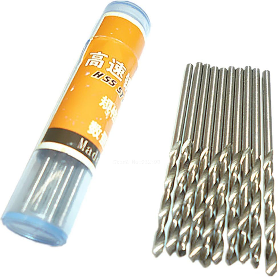10Pc 2Mm Twist Drills Hss Drill Bit Metric High Speed Steel Twist
