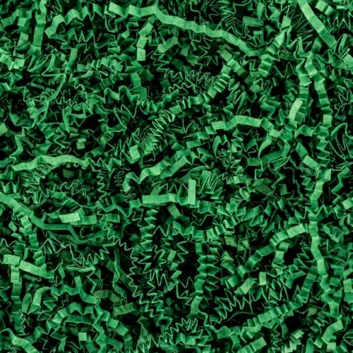 Green Crinkle Paper