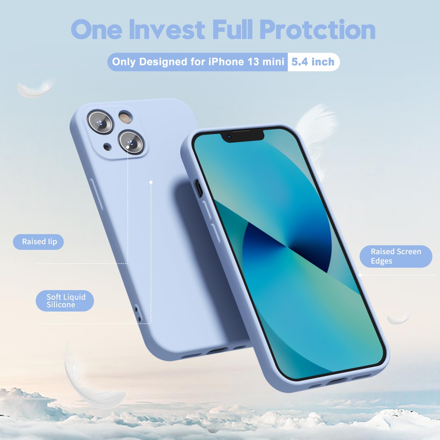 oakxco for iPhone 16 Pro Max Case Liquid Silicone, Soft Rubber Gel Elegant Aesthetic Basic Simple Cover, Cute Thin Slim TPU Matte Solid Color Plain Smooth Case for Women Girl, Light Pink — view 1079