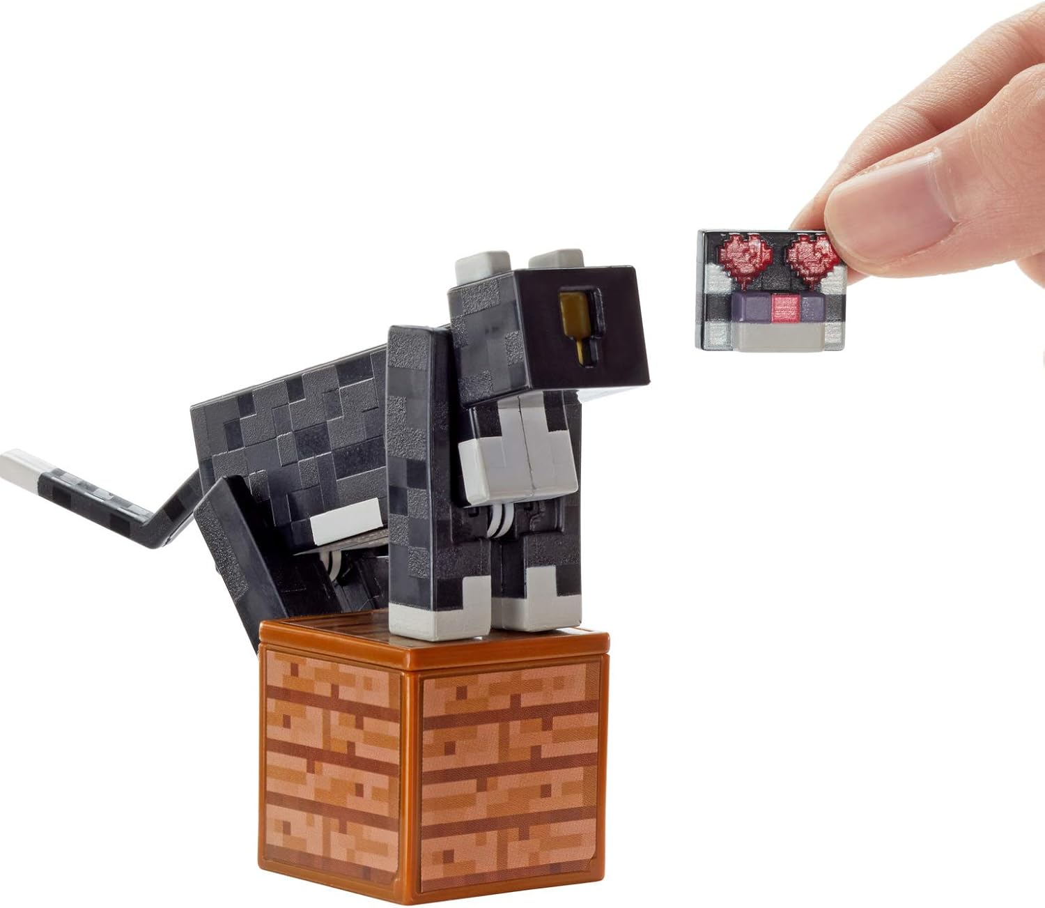 Mattel Minecraft Comic Mode Tuxedo Cat Action Figure