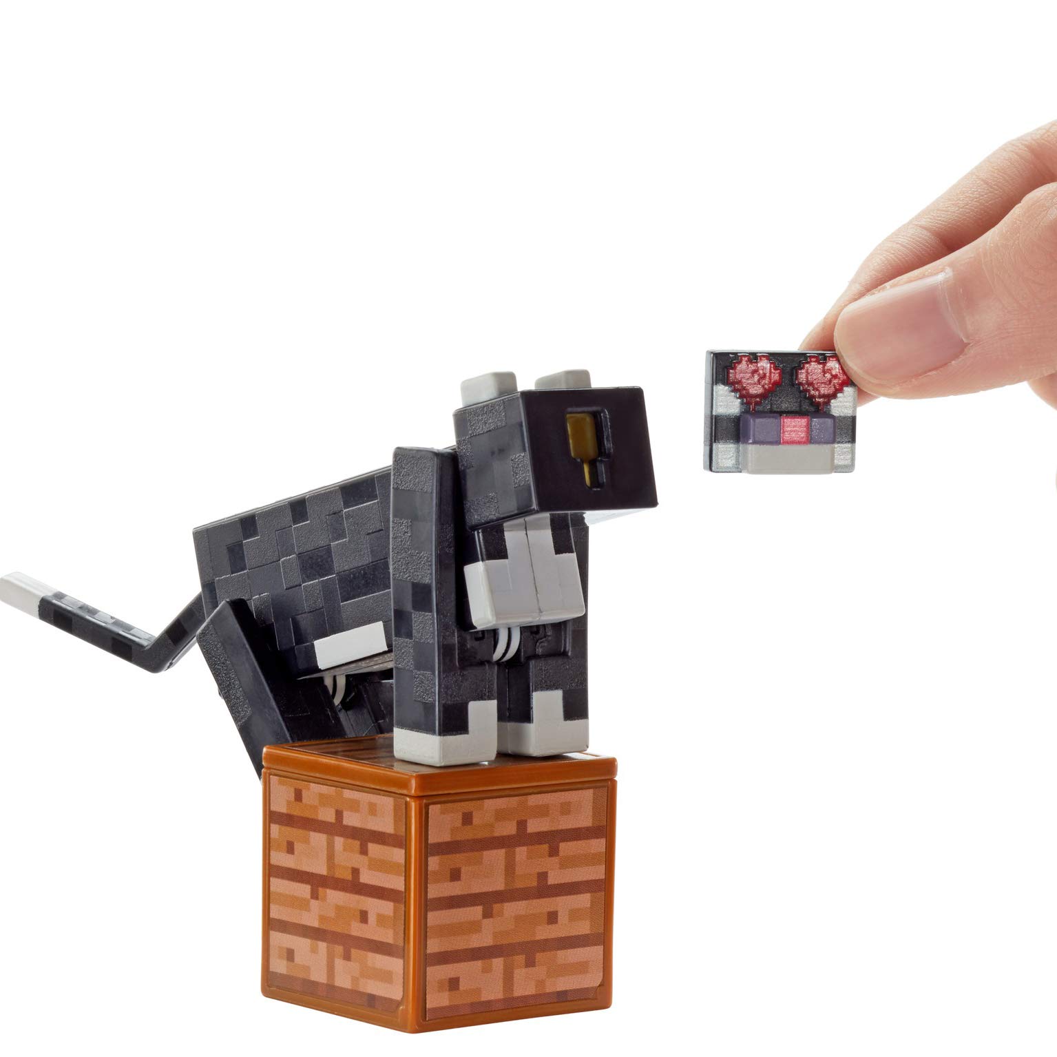 Mattel Minecraft Comic Mode Tuxedo Cat Action Figure
