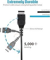 Vista 5 de Cargador para Gameboy Advance SP, adaptador de CA para Nintendo NDS y Game Boy Advance SP Systems, cargador de viaje de pared, cable de carga de 5.2