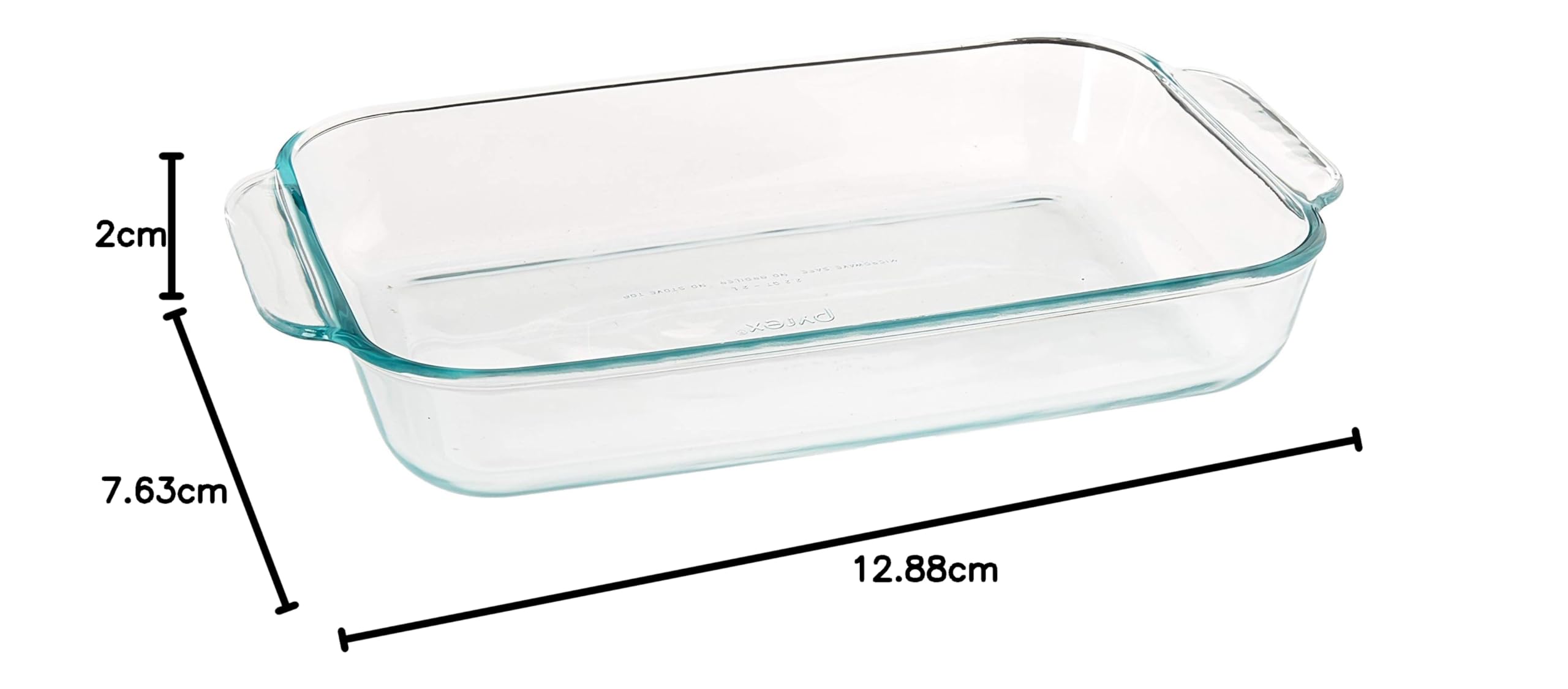 Pyrex Pyrex Basics 2Qt Oblong Ohrstöpsel, 15 cm, Schwarz (Black)