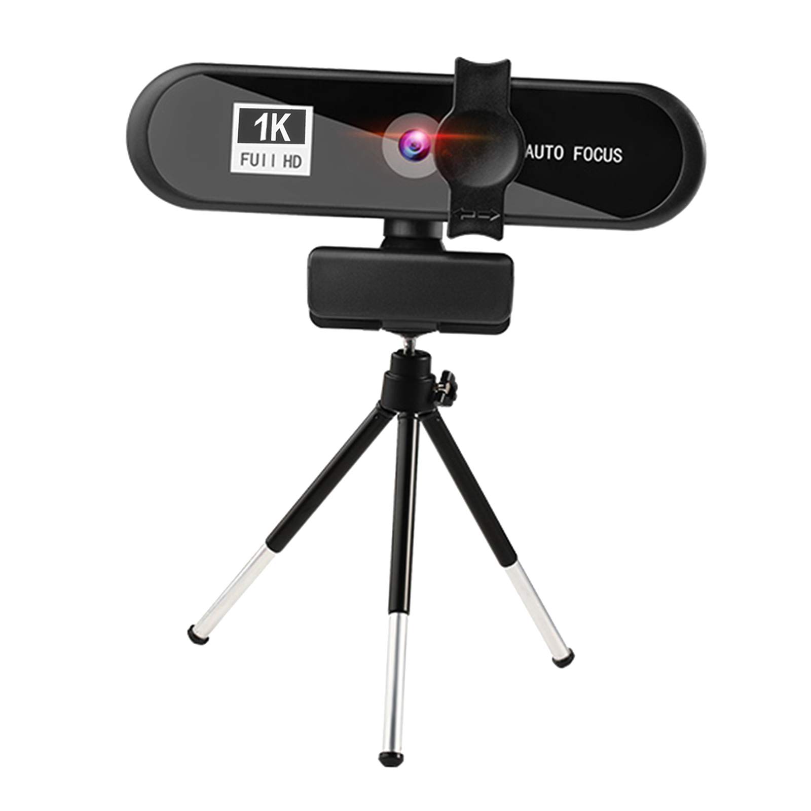 4K Full HD Streaming Webcam Autofocus for Live Broadcast 1k Black-image-42
