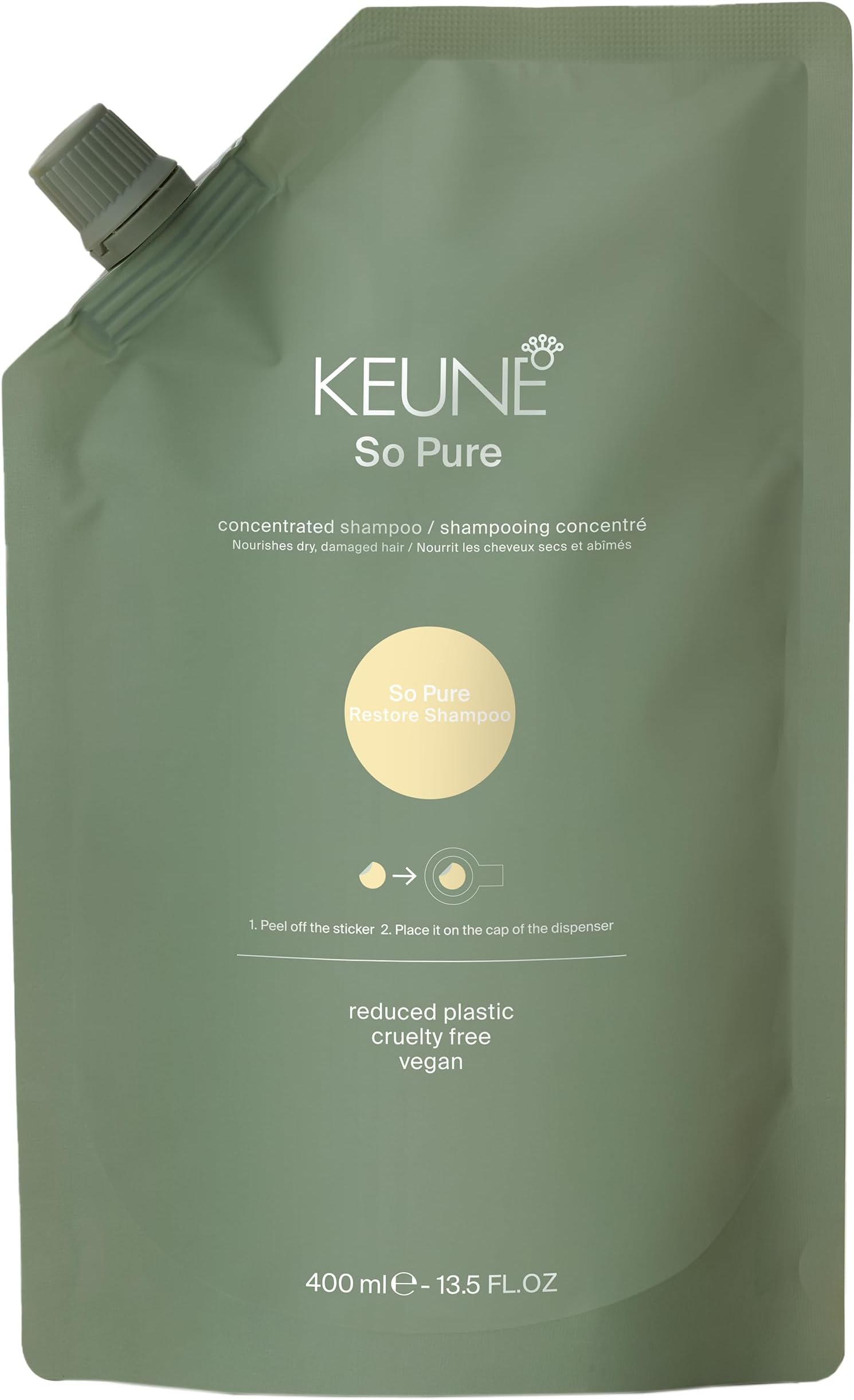 SO PURE RESTORE SHAMPOO REFILL 400ml