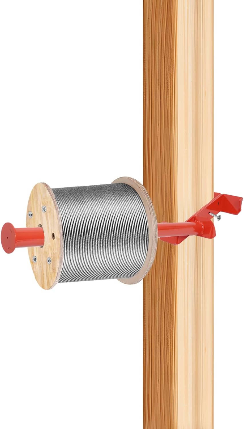 Wire Distribution Pole,Coil Support Post,Cable Hanging Post (1-Pack),Item Hanging Bracket,Supported Cable Dispenser,300-Pound Capacity Load-Bearing Post,with Screw mounting,One Unit