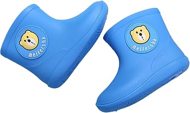 Amazon.com: Botas de lluvia impermeables para bebés, bebés, niños y niñas,  de PVC, lindas botas de lluvia, impermeables, antideslizantes : Ropa,  Zapatos y Joyería