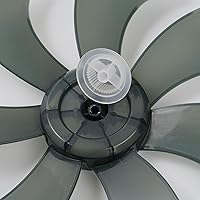 Vista 2 de Freebily Reemplazo universal de plástico de 5/7 hojas con cubierta de tuerca para ventilador de pie de 16 pulgadas, ventilador de mesa, ventilador