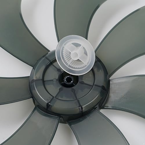 Miniatura 2 de Freebily Reemplazo universal de plástico de 57 hojas con cubierta de tuerca para ventilador de pie de 16 pulgadas, ventilador de mesa, ventilador