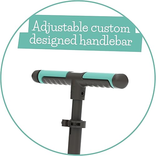 Miniatura 5 de Chillafish Flexxi Mini Glow - Patinete plegable de 2 ruedas con ruedas iluminadas, freno integrado, manillar ajustable y plegable, para niños de 5