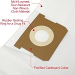 Premium Cloth Shop Vacuum Bags, 6-10 Gallon. Compatible for DEWALT DXVA19-4101, DXVA19-4111, DXV06P DXV09P DXV09PA DXV10P DXV10PL DXV10S DXV10SA DXV10SB, Tear-Resistant, Non-Woven Cloth (3)
