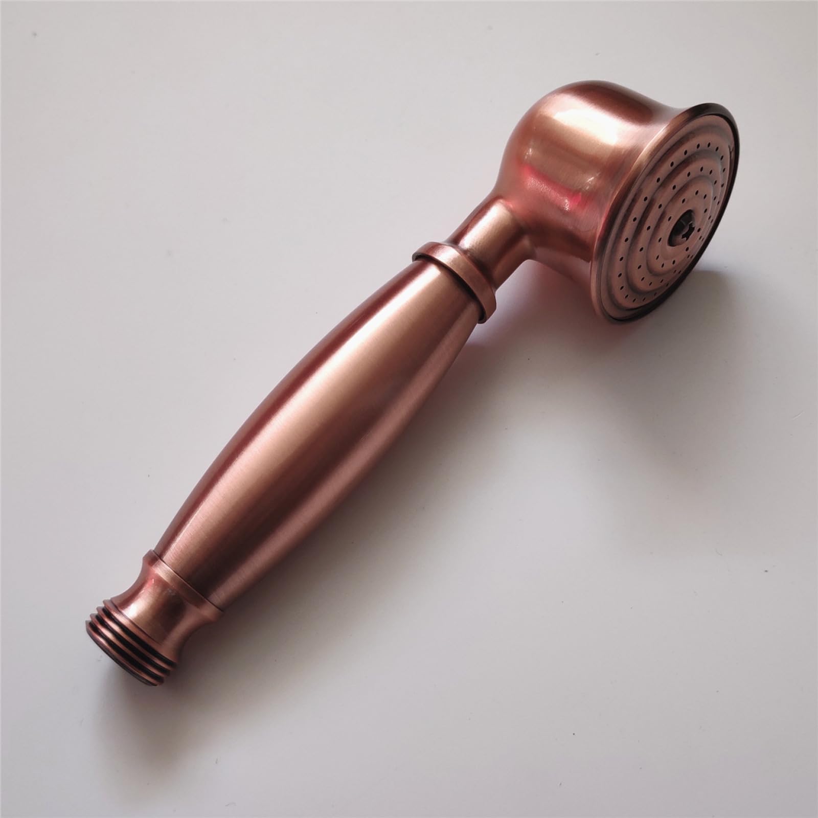 Fanjubei Red Bronze All-Copper Shower Heads With Handheld Hand Spray Heads, Red Antique Bronze Small Hand Spray Copper